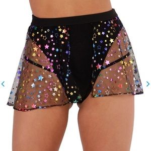 NEVER WORN!! Iheart raves start skirt